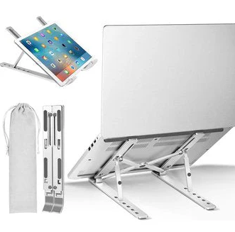 Soporte Ergonómico Premium Plegable para Laptop y Tablet